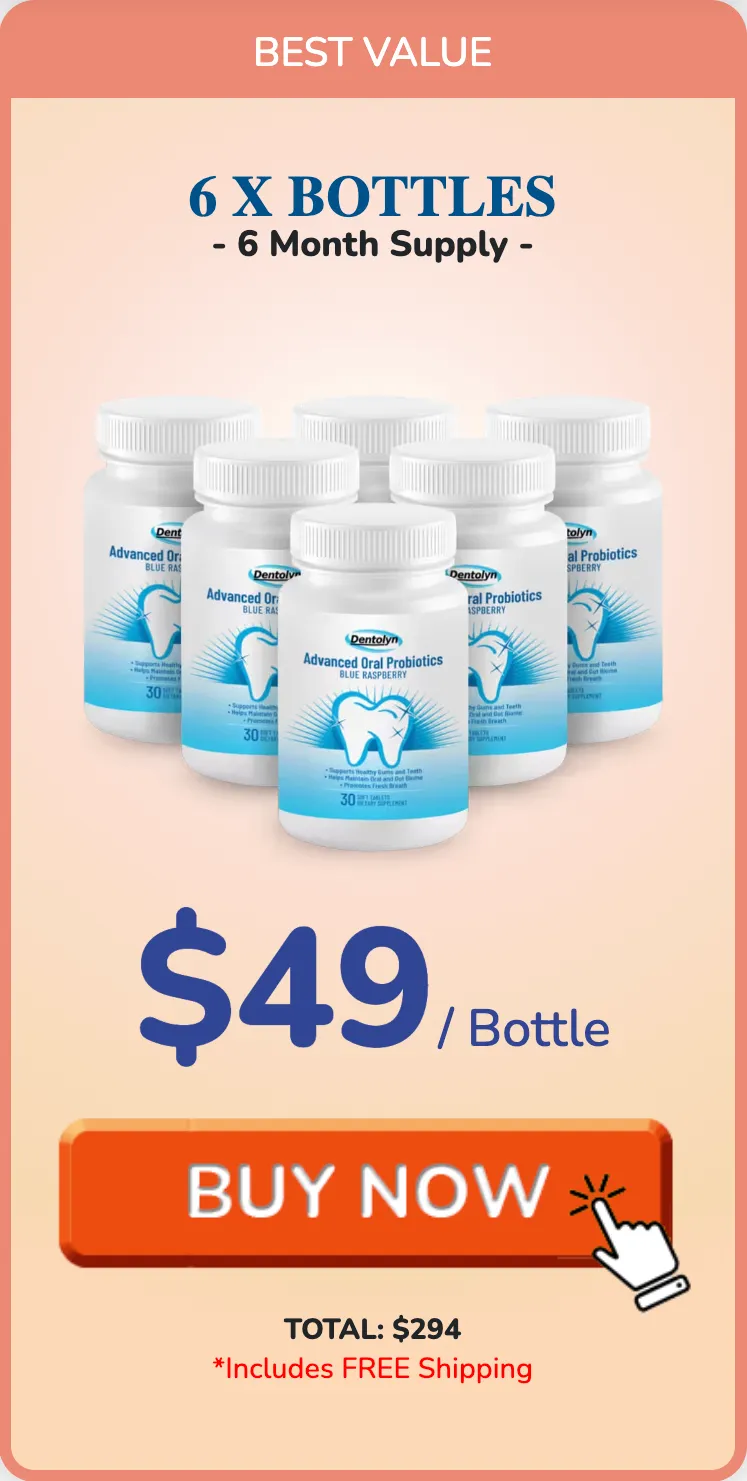Dentolyn six bottle best value package for six month supply